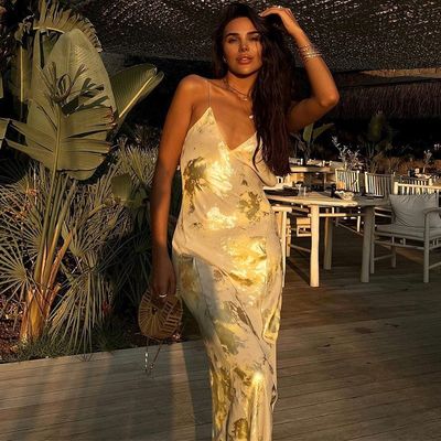XL حجم ثوب ذو زلاجة مثير الموضة ثوب ذو زلاجة مثير بدون ظهر
